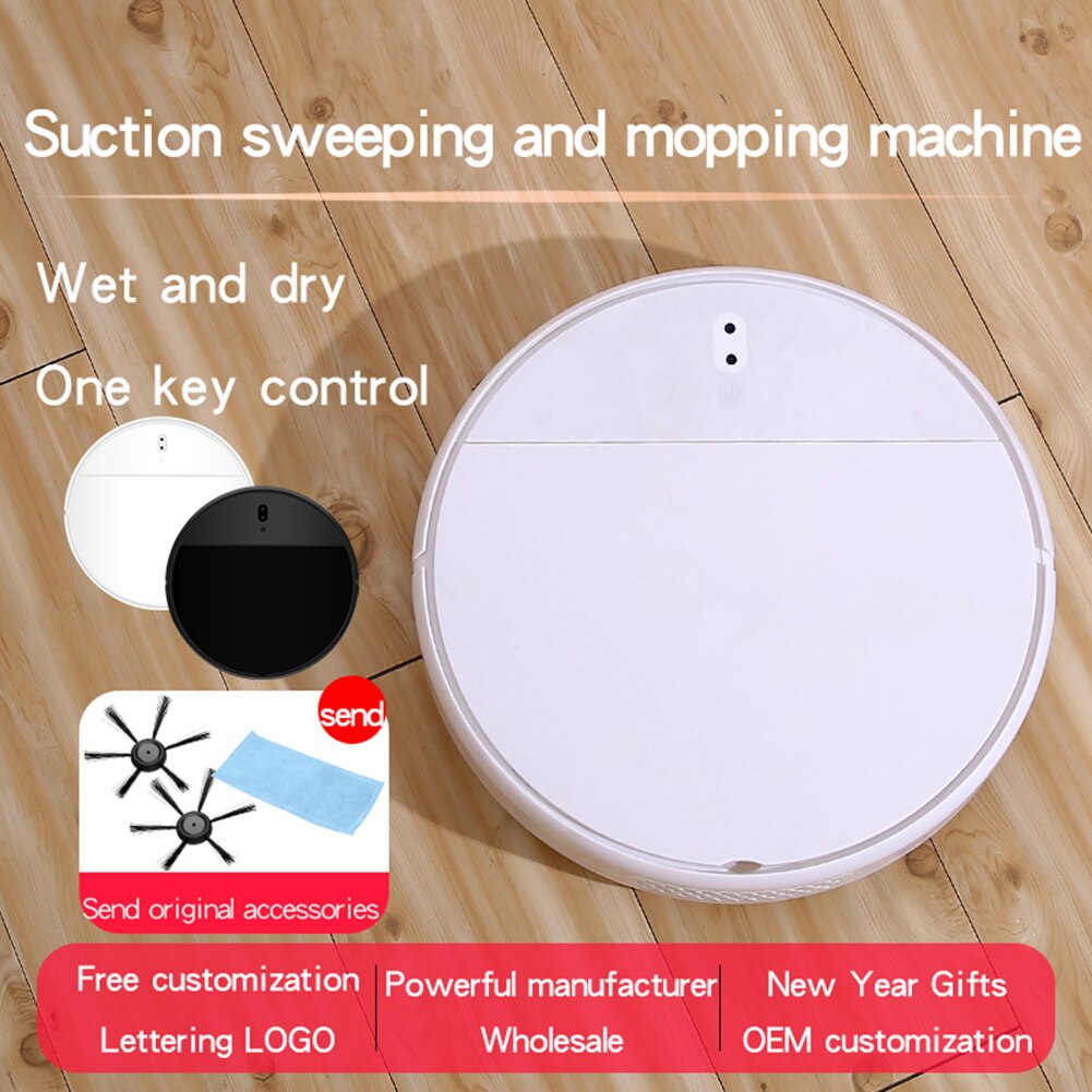 Intelligent Sweeping Automatic Vacuum Cleaner Strong Suction Rechargeable Smart Cleaner For Home Clean Dry/Wet Floor