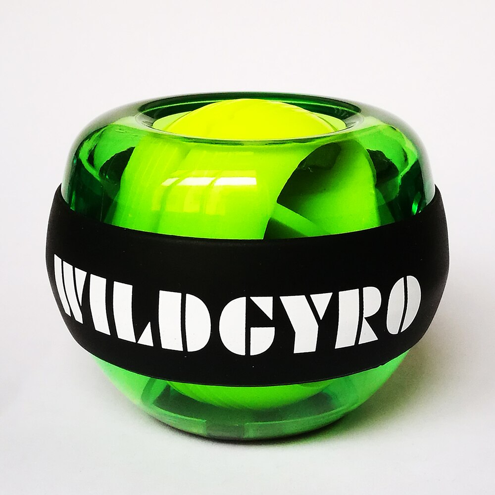 Resbo håndbold gyroskop kraft kugle spinning magt håndled rotor gym hånd træner gyro bold fitness træning: Grøn