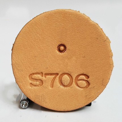 Metal Leather Working Saddle Making Tools Carving Leathercraft Stamps Leather Stamping Solid DIY Printinting Staming: S706