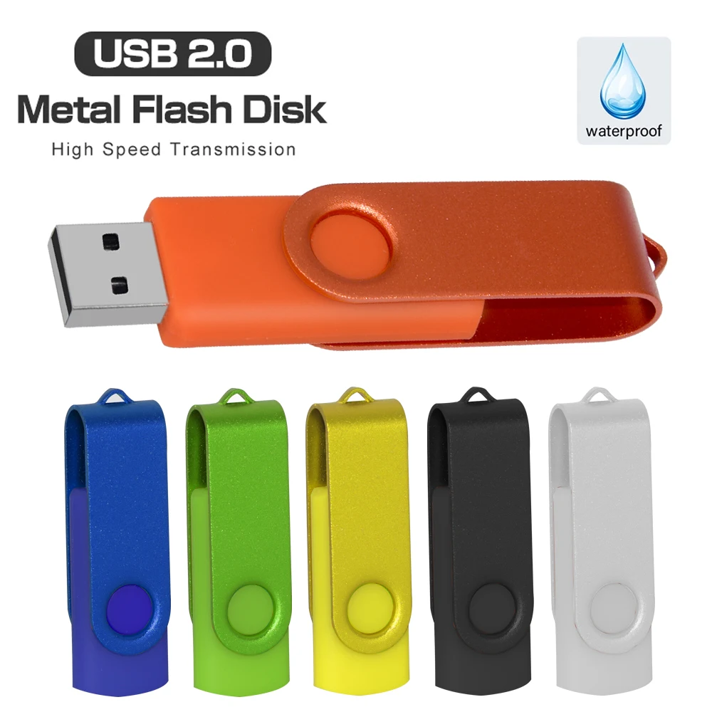 USB 2,0 Flash-Laufwerk USB-Stick 4GB 8GB 16GB Pen drive 32 GB USB-Speichers tick 64GB USB-Metall-Flash-Laufwerk Memoria USB
