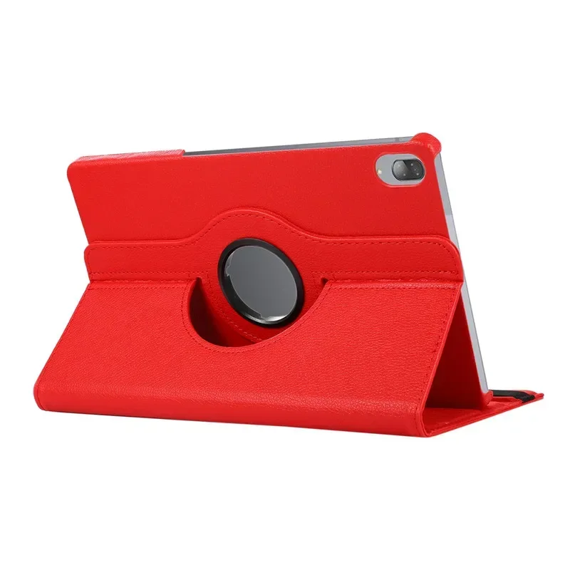 Funda For Honor Pad X8a X 8a Case 360 Degree Rotating PU Leather Stand Case For Honor Pad X8a 11 inch Tablet Cover Coque: Red