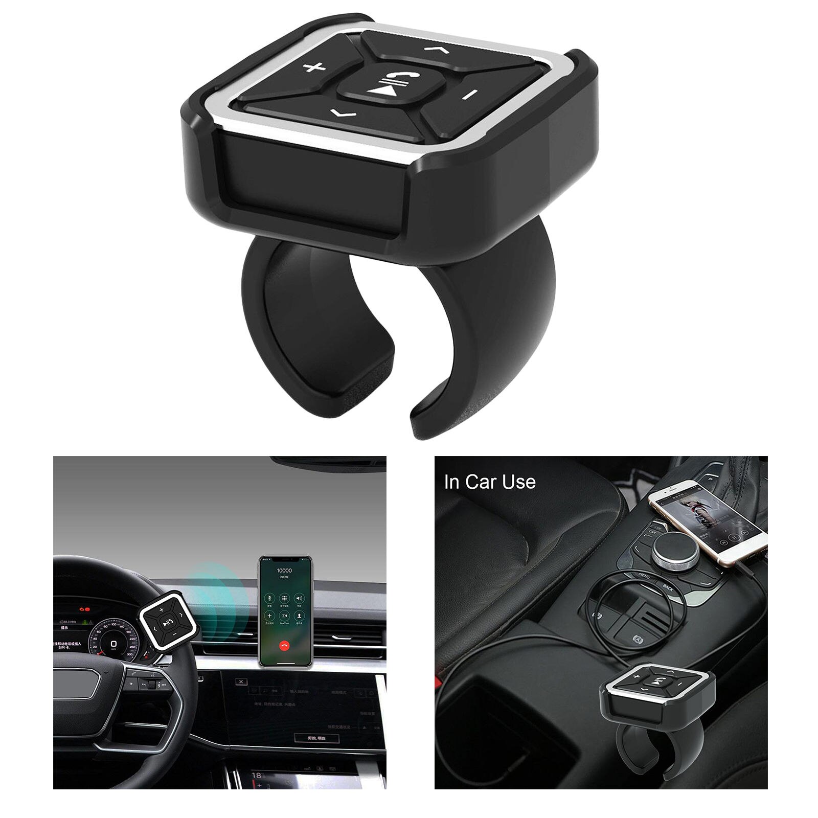Bike Car Steering Wheel Bluetooth 5.0 Remote Control for IOS Android IPX4