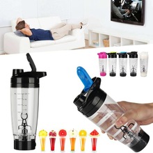 -Portable Vortex Electric Protein Shaker Mixer Bottle Detachable Cup: Default Title