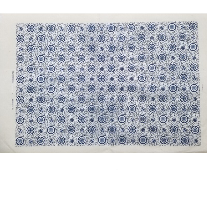 Papel de flores de colores Jingdezhen, cerámica, arcilla, bajo esmalte, porcelana azul y blanca, papel de transferencia de alta temperatura, 1 unidad: 16