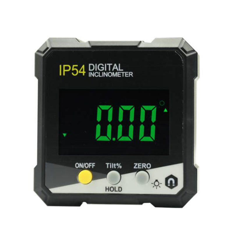 360° Digital Electronic Level Digital Angle Fnder Magnetic Inclinometer Protractor Precision Level Box for Woodworking: Yellow