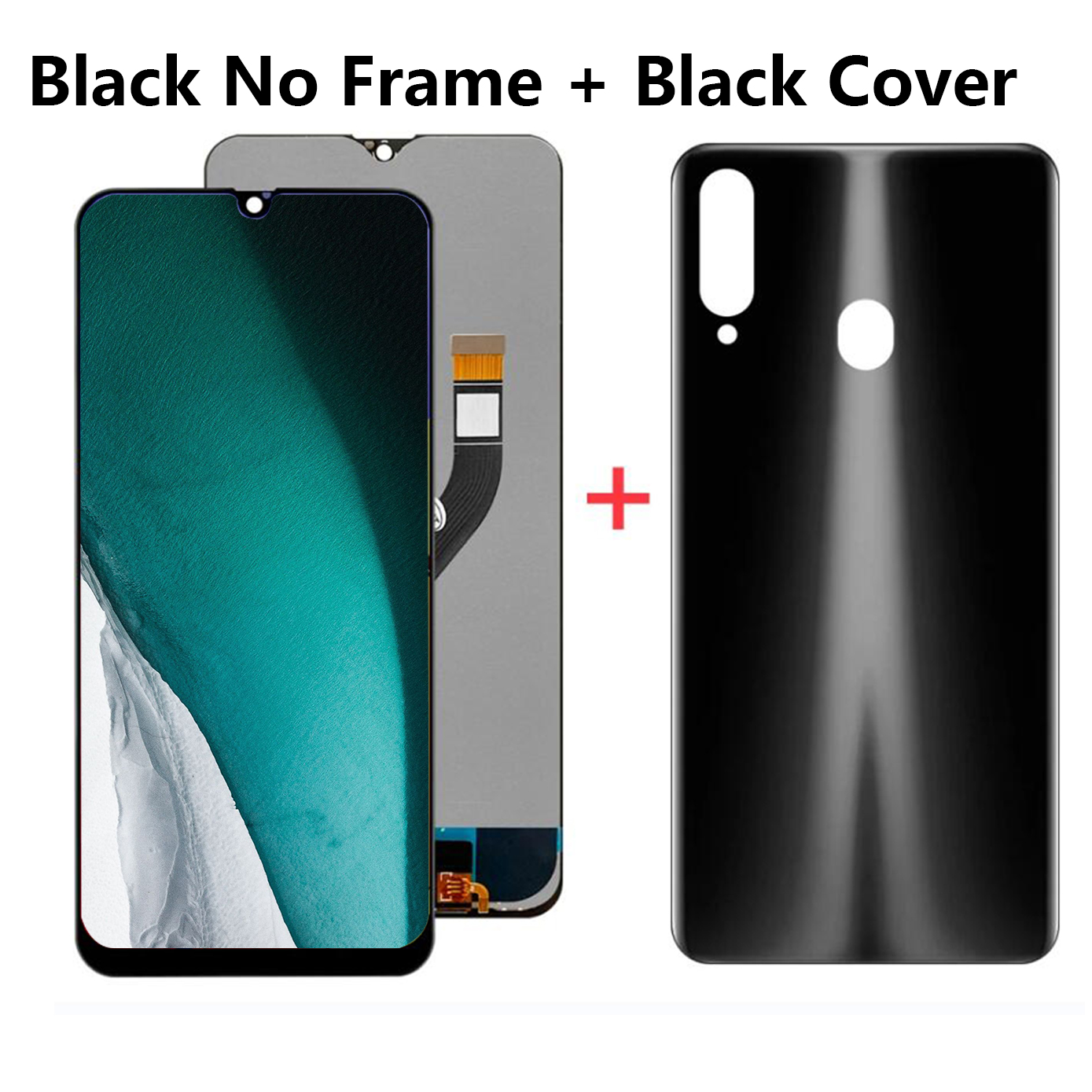 Lcd til samsung galakse  a20s a207 a2070 sm-a207f lcd-skjerm berøringsskjerm digitalisator reservedeler til galakse  a20s montering: kaki