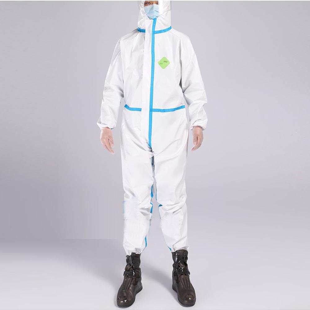 Traje de aislamiento reutilizable antibacteriano para evitar la invasión de la ropa de protección del personal a prueba de polvo