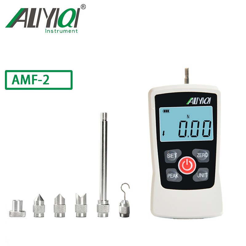 AMF N.M KG LB OZ Four Units Digital Force Gauge Push Pull Force Gauge Digital Dynamometer: AMF-2