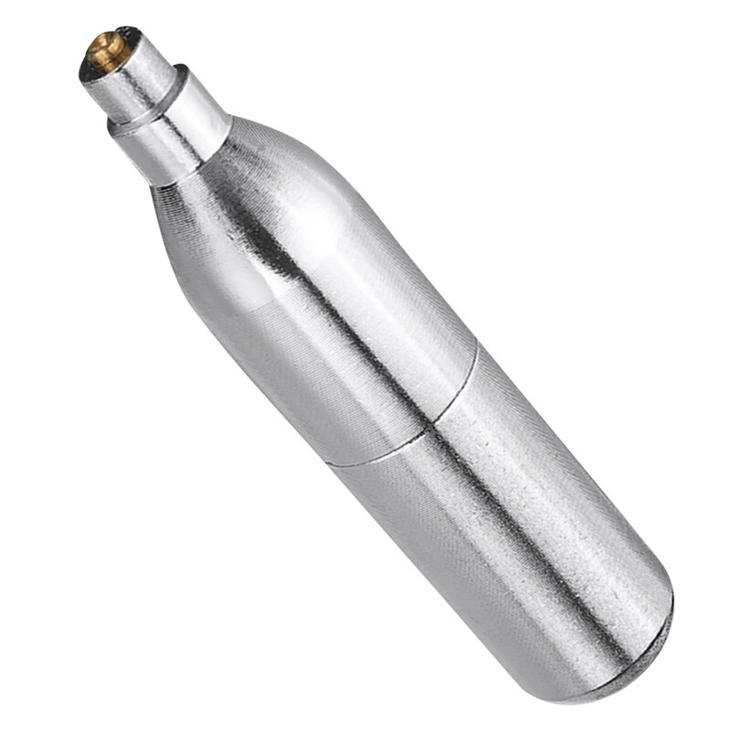 Cartucho de Co2 recargable, 8G, con rosca para Soda/cerveza/zumo, para bicicleta, inflador de Co2 reutilizable: Default Title
