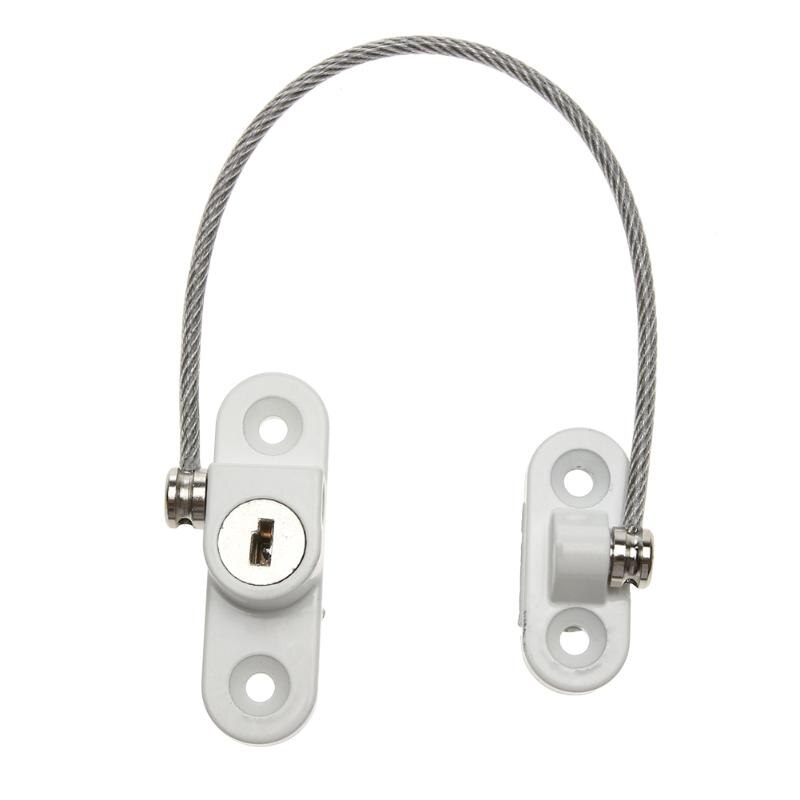 Zabezpieczenie okna łańcuch z zamknięciem ogranicznik drzwi domowy zamek robić drzwi przesuwnych zabezpieczenie przed kradzieżą zabezpieczenia przed kradzieżą sprzęt zapobiegający upadkowi dzieci