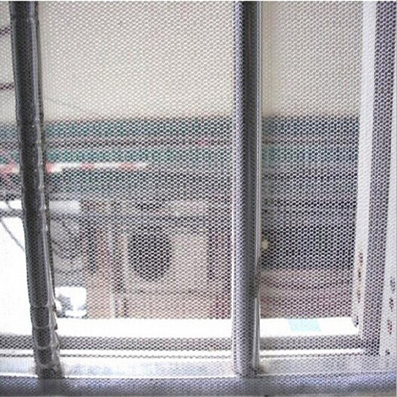Window Screen Mosquito Net Mesh Insect Fly Window Net Netting Mesh Screen Cover Sticky Tape mosquiteras para ventana 5FM