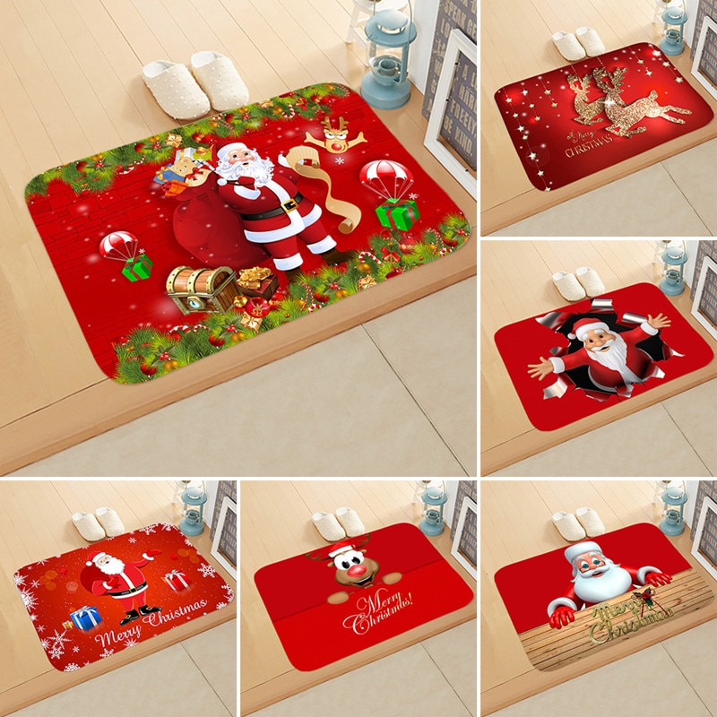noël tapis extérieur tapis paillasson Santa ornement noël décoration pour la maison noël Navidad déco Noel nouvel an
