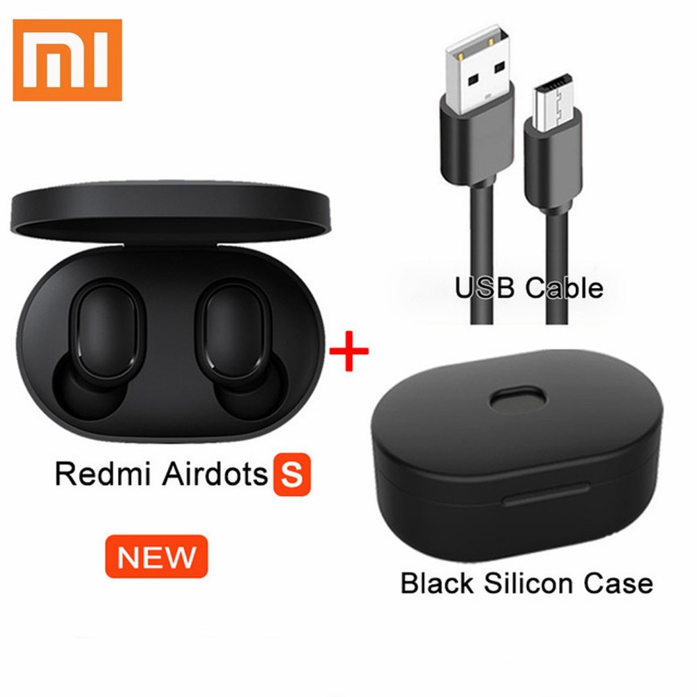 Originele Xiaomi Redmi Airdots S Bluetooth Oortelefoon Draadloze Koptelefoon Bluetooth 5.0 Sport Ruisonderdrukking Headset