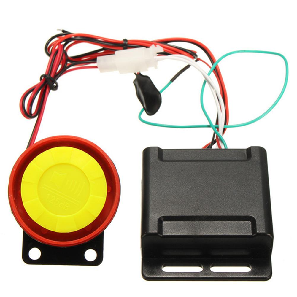 Auto Anti-Diefstal Alarm Apparaat Plastic Veilige Bescherming Dual Afstandsbediening Motorfiets Accessoires Anti-Diefstal Alarm Universele