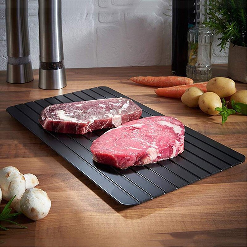 Quick defrost tray, quick defrost tray for food, quick security, plate, defrost plate, kitchen item, kitchen tool