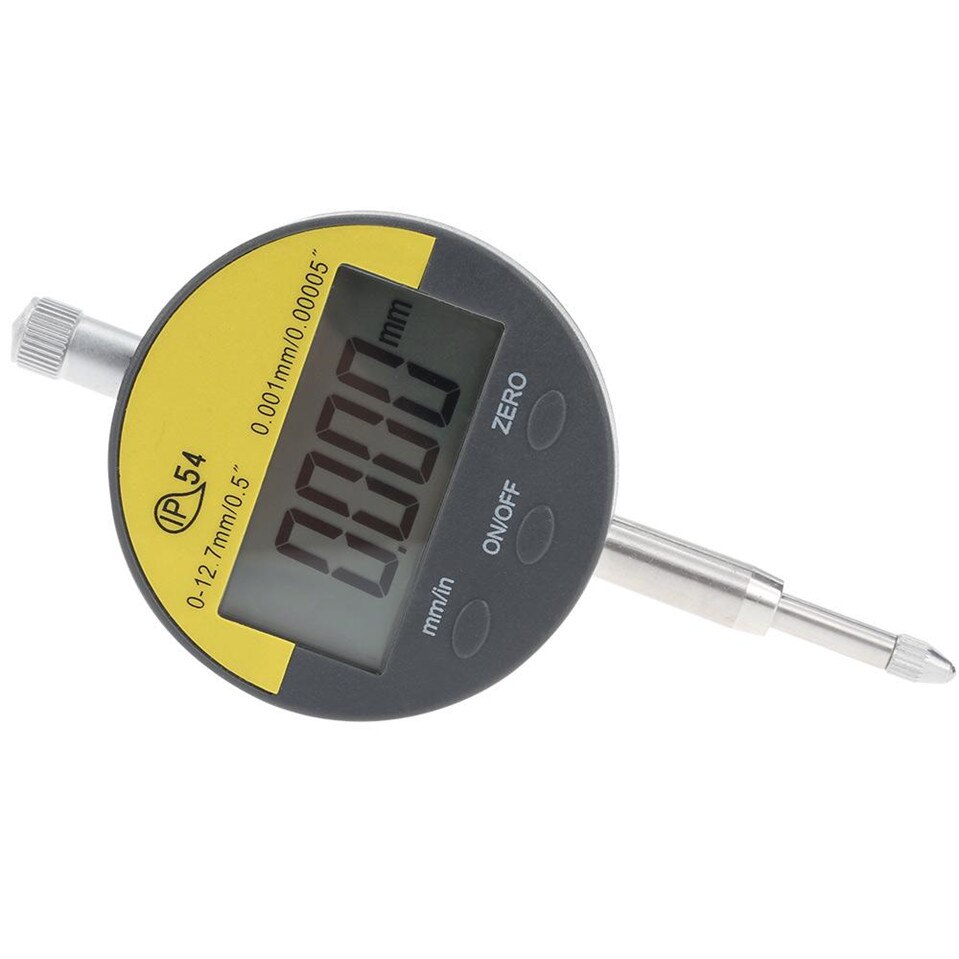 0.01mm Digital Dial Indicator Meter IP54 Oil-proof 12.7mm/0.5" Electronic Micrometer Carbide Tip Precision Gauge With