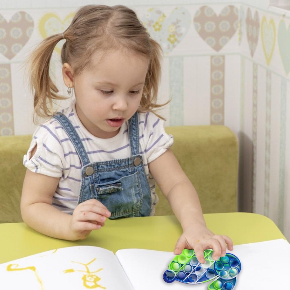 Konijn Schildpad Bubble Zintuiglijke Speelgoed Push Fidget Pops Behoeften Squish Volwassen Kind Grappige Pop Anti-Stress Fidget Het Stress reliver Speelgoed