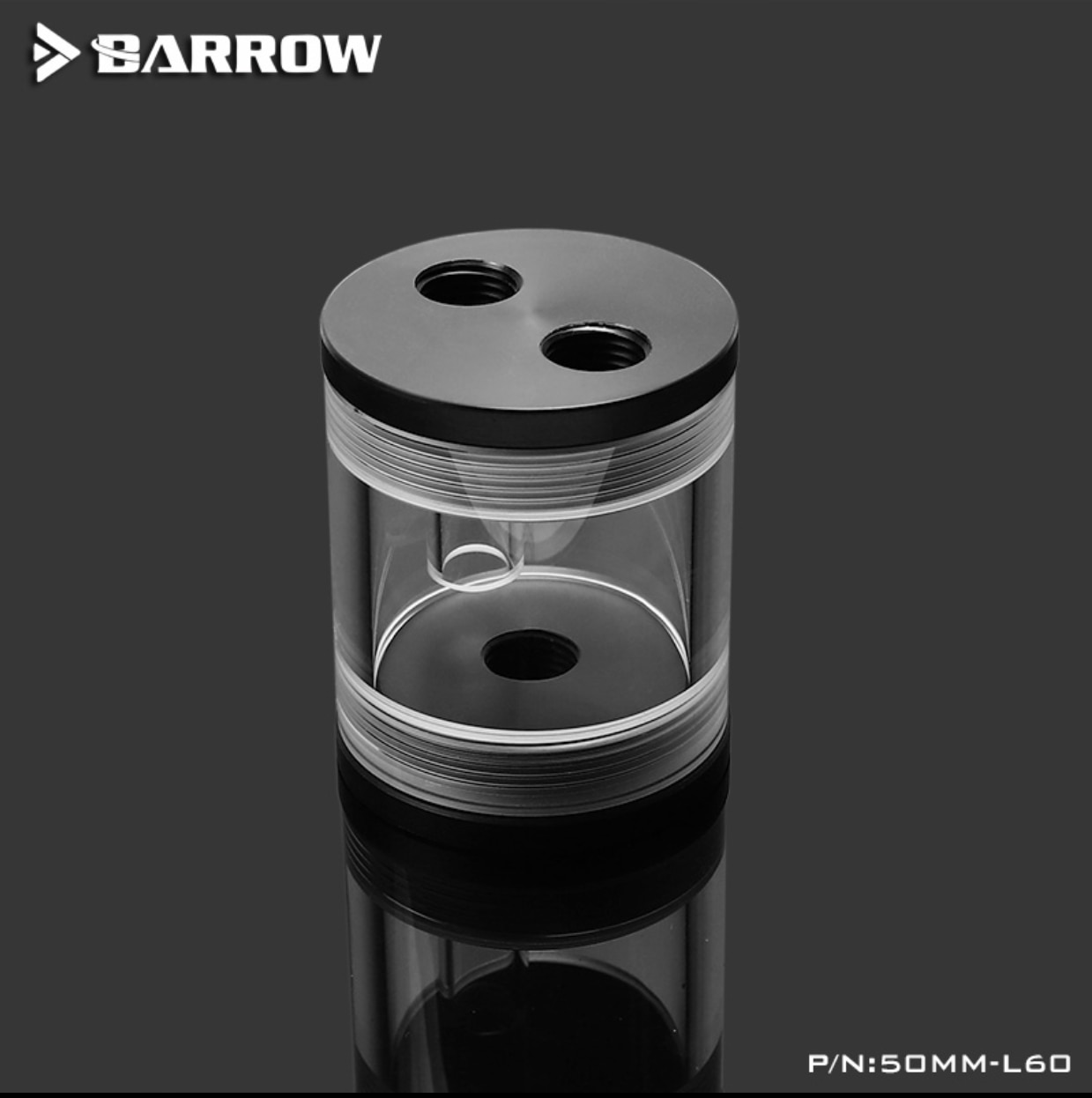 Barrow 50MM-L60, 50 Mm Diameter Cilindrische Waterkoeling Waterkoeling Water Tank