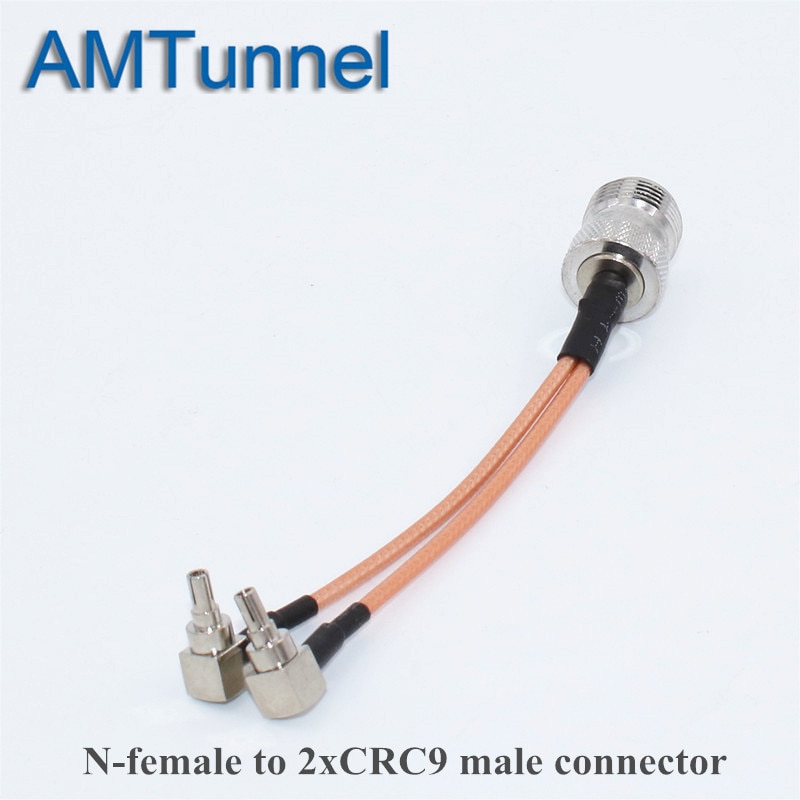 N Female to CRC9 Connector 4G LTE Antenna connector Splitter Combiner RF Coaxial Pigtail Cable for HUAWEI ZTE router modem