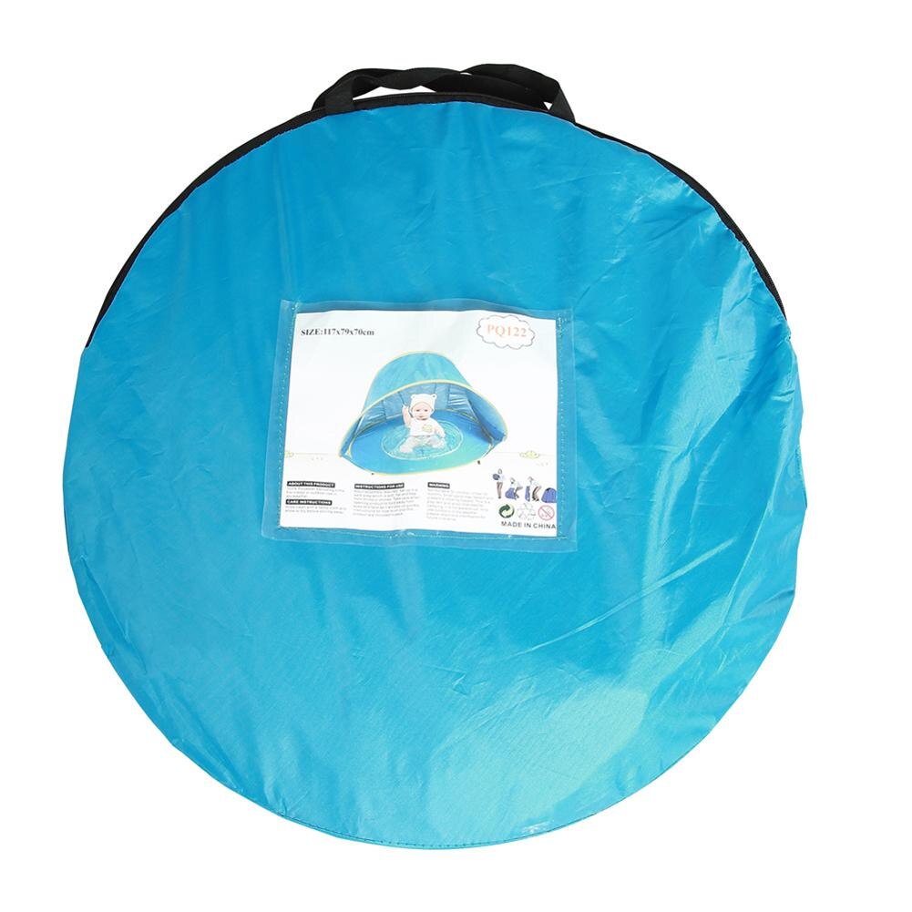 Tente de plage bébé protection uv abri solaire avec une piscine étanche pop up auvent tente enfant camping en plein air parasol plage pour bébé