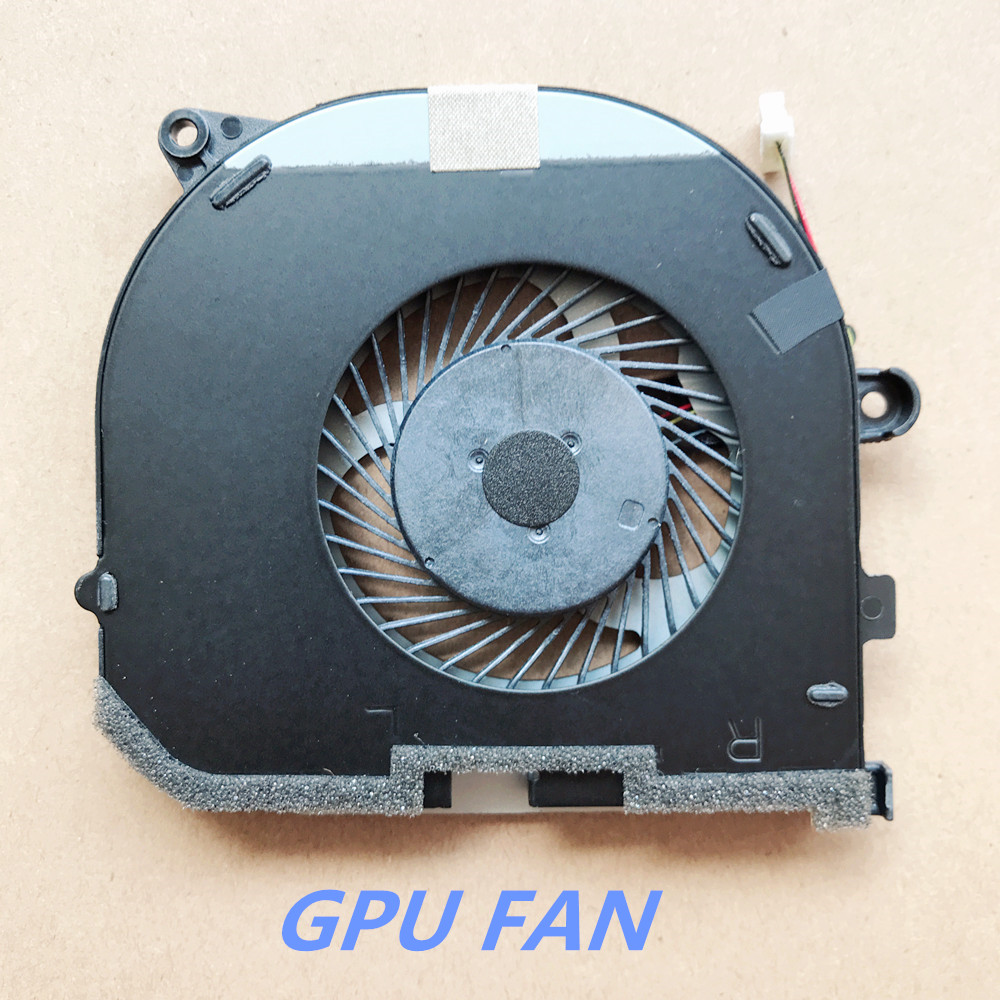 Neue Laptop CPU gpu kühler für Dell XPS 15 9550 Kühler Fan 0RVTXY 036CV9 DFS501105PR0T FG11 DFS501105PQ0T FG12 kühlung Fan: GPU Fan