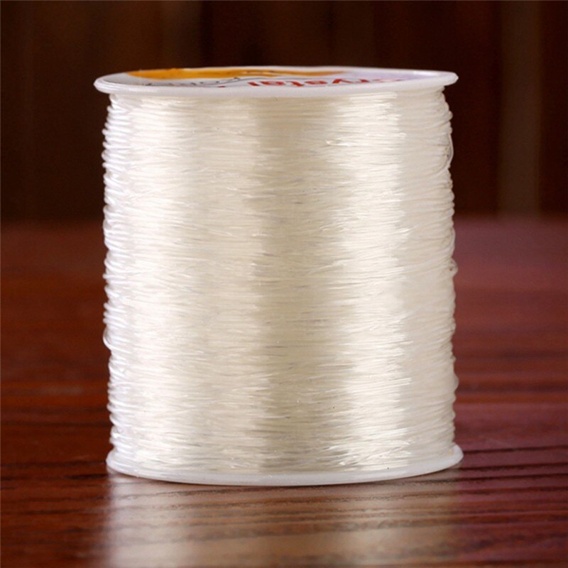 Transparent Stretch Elastic Spool Rope Cord Crystal Thread String DIY Handmade Jewelry Making Beading Bracelet Fishing Wire 100M