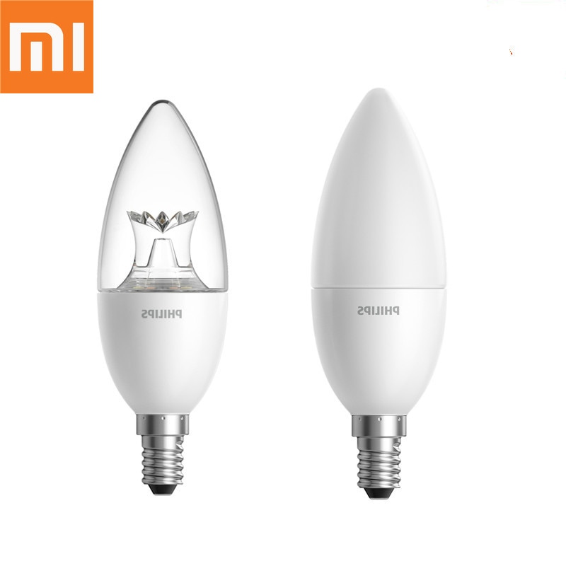 Lampe LED intelligente d'origine Xiaomi Mijia télécommande Wifi par MIHOME APP E14 ampoule 3.5W 0.1A 220-240V Kits de maison intelligente sans fil