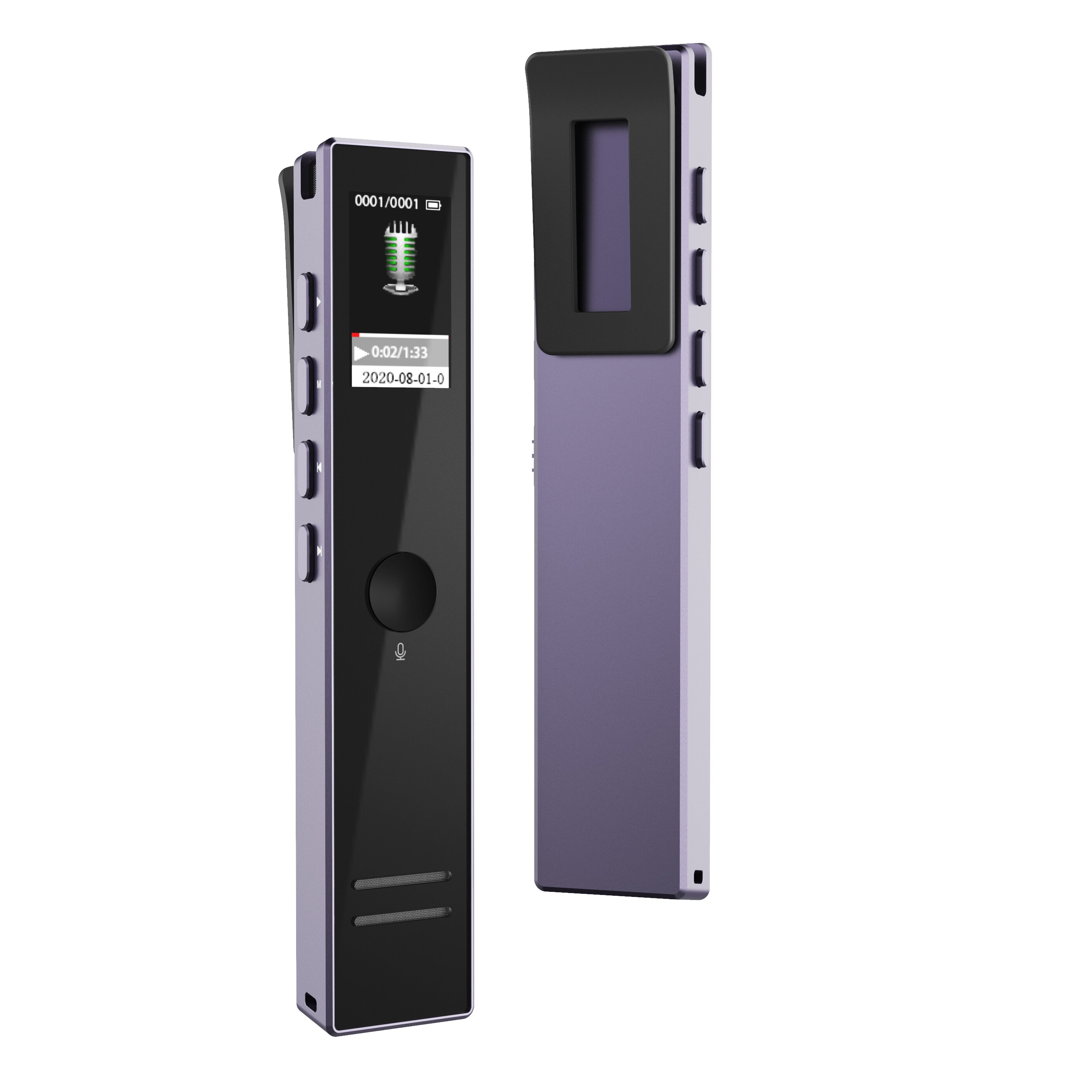 Yiguo N8S Recorder Ondersteunt Usb MP3 Speler: Paars / 32GB