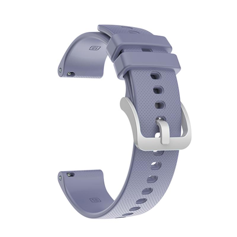 Voor Garmin Vivoactive 4S/Vivomove 3S Siliconen Zilveren Gesp Riem Vervanging Horlogeband 18Mm Modieuze: 03