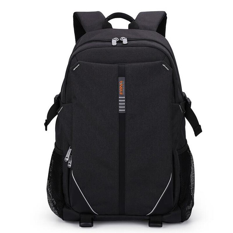 Senkey style Backpack Waterproof Oxford Students School Bags 15.6 Laptop Backpacks Women Men Teenagers Travel Bag: Black