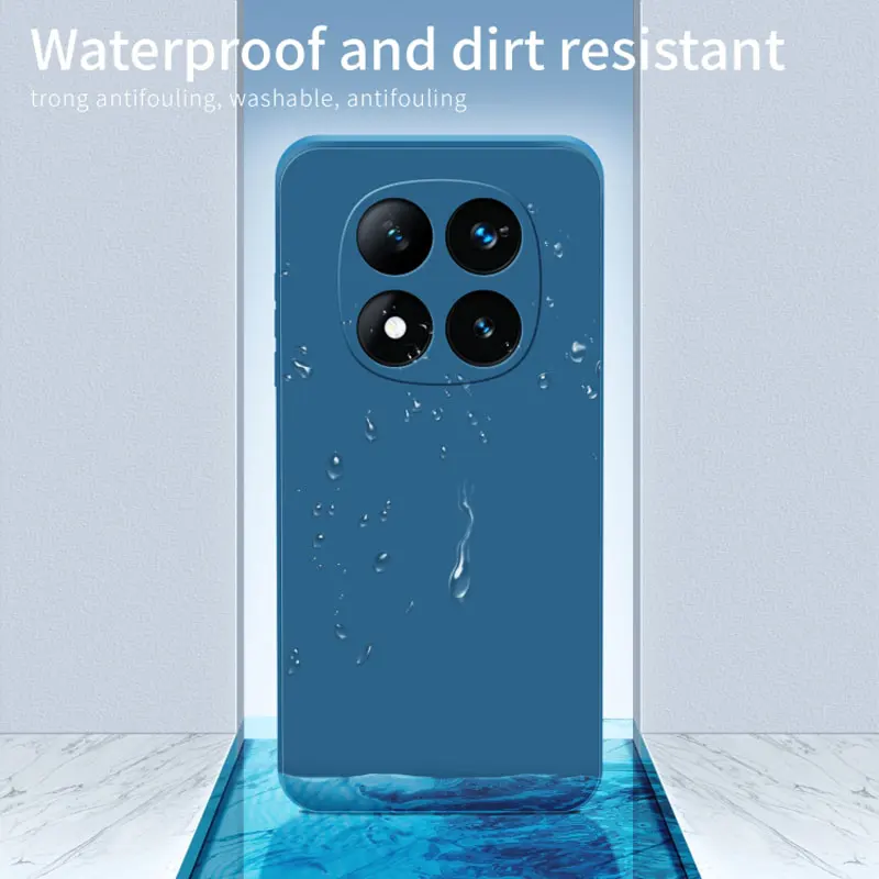 Custodia in silicone originale per Xiaomi Redmi Nota 14 pro più Custodia morbida antiurto per Xiomi Redmi Nota14 4G 5G indietro Funda