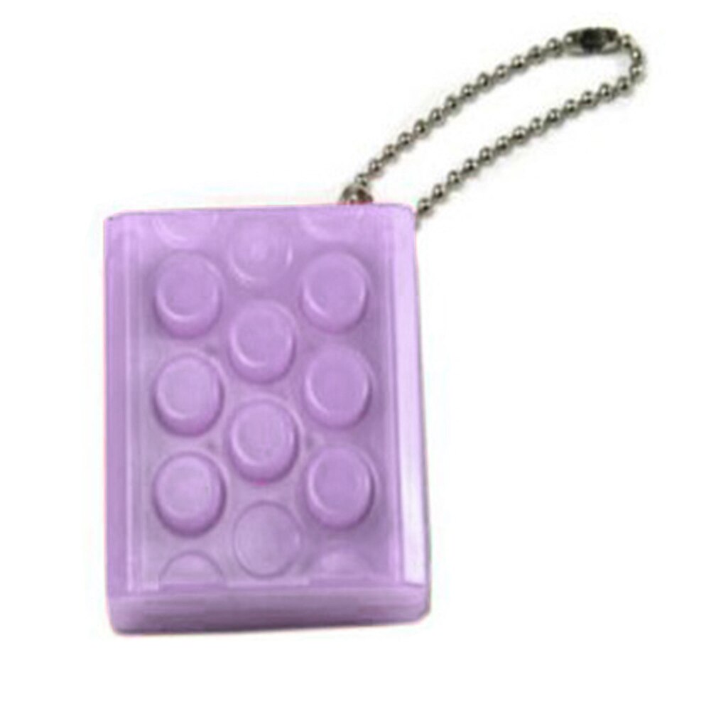 Anti Stress Toys Electronic Bubble Wrap Keyring Infinite Keychain stress: purple