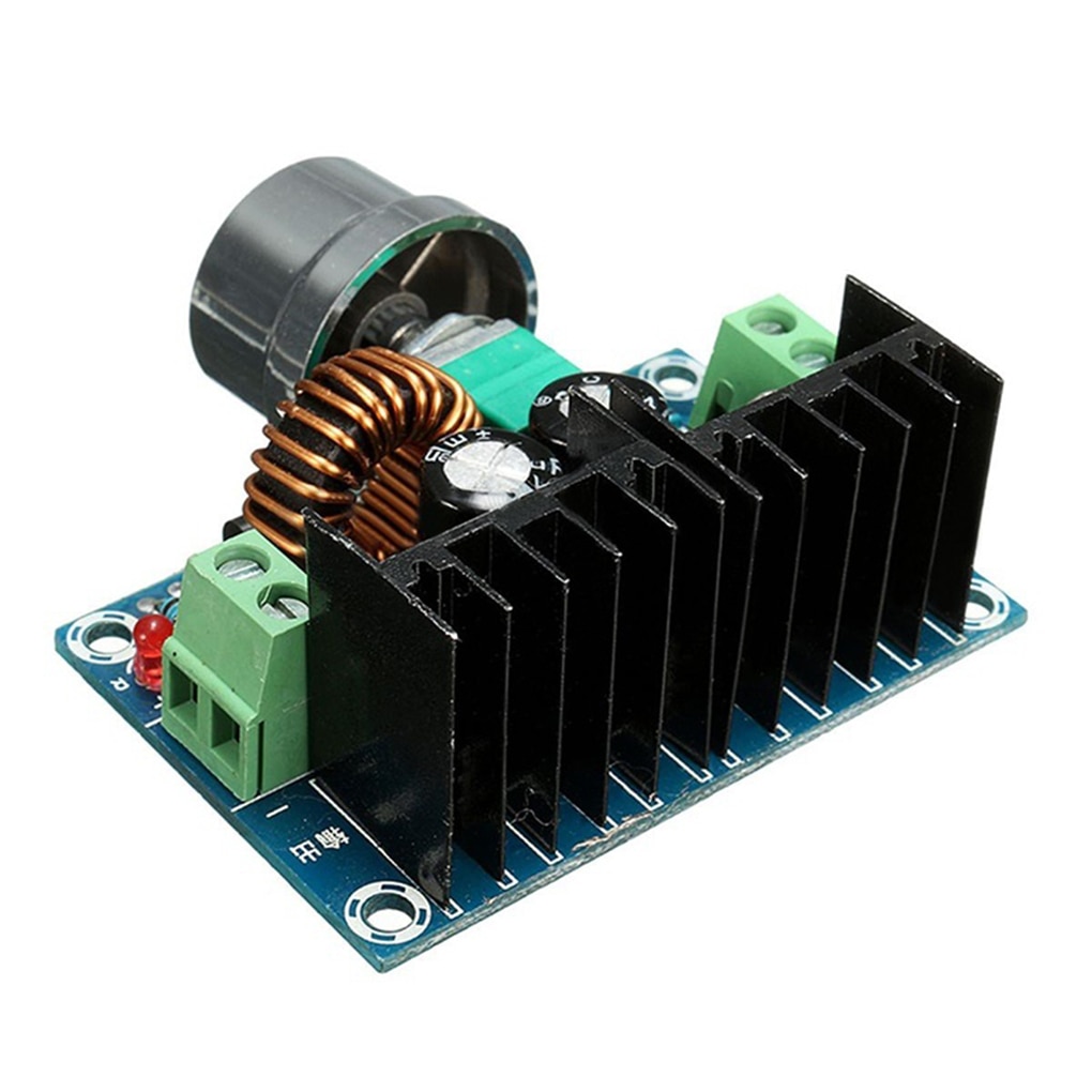Step-down strømforsyningsmodul  dc4-40v til  dc1.25-36v 8a 200w justerbar  xl4016 e 1 dc- dc dc spændingsregulator
