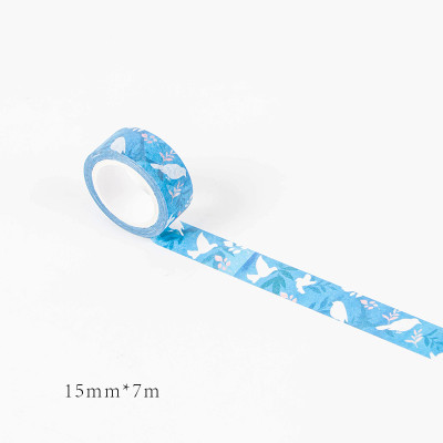 15mm * 7m söta kawaii kyoto dekoration japanska naglar dekorativa washi-tejp gör-det-själv scrapbooking maskeringstejp skolkontorstillbehör: 9