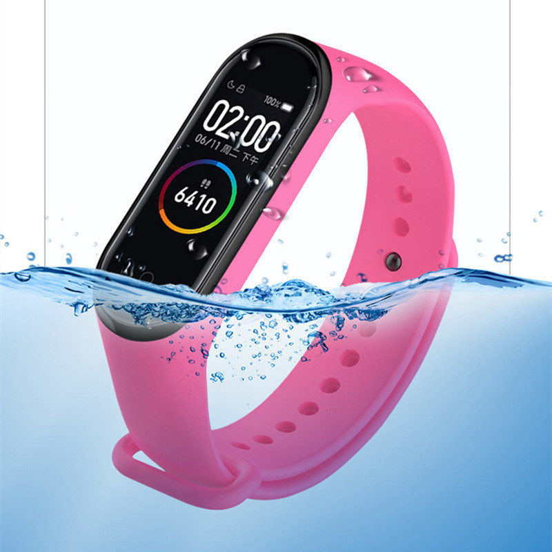 Uhrenarmband für Xiaomi Mi Band 3 4 5 6 7 Armband Silikonarmband Handschlaufe für Mi Band 7 3 4 5 6 Armband Smartwatch Band