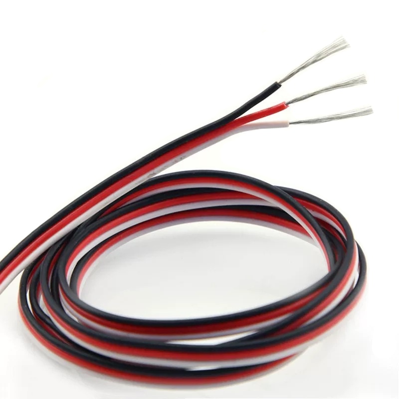 5 meter 26 awg /22 awg jr futaba servo förlängningskabel, 30/60 -kärnig ledning, störningsfri för rc-modell, gör-det-själv-tillbehör