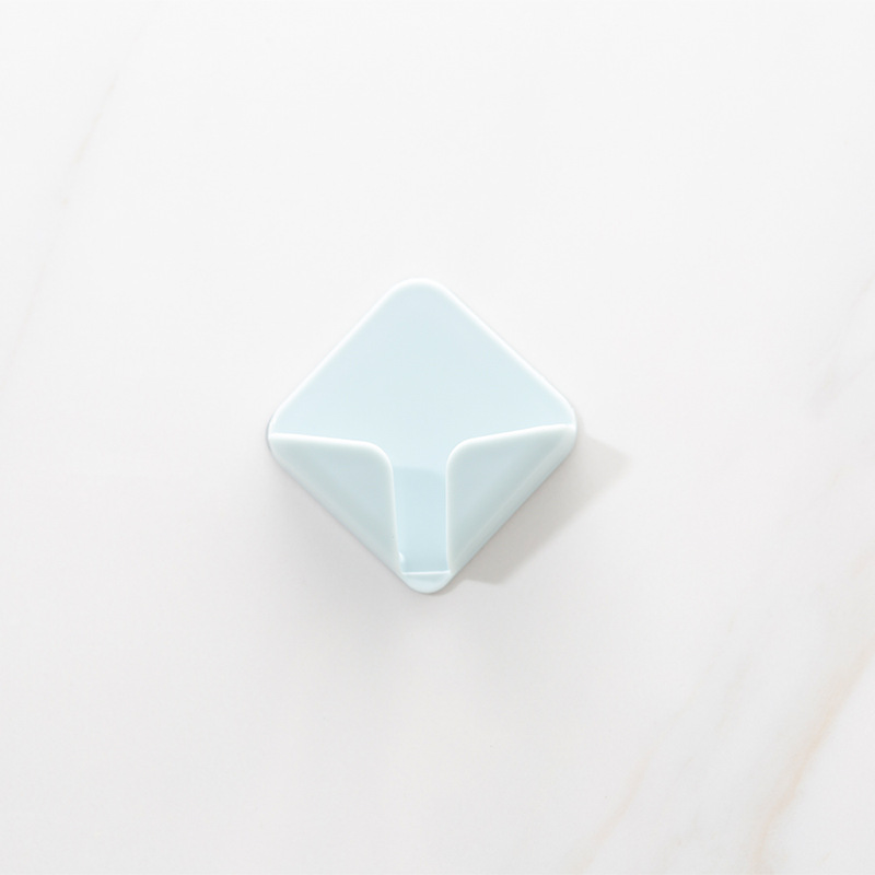Colgador de enchufe sin clavos, gancho de repisa para cable de alimentación, ganchos de almacenamiento de pared, gancho de tapón para cocina, ganchos adhesivos, 1 Uds.: sky blue