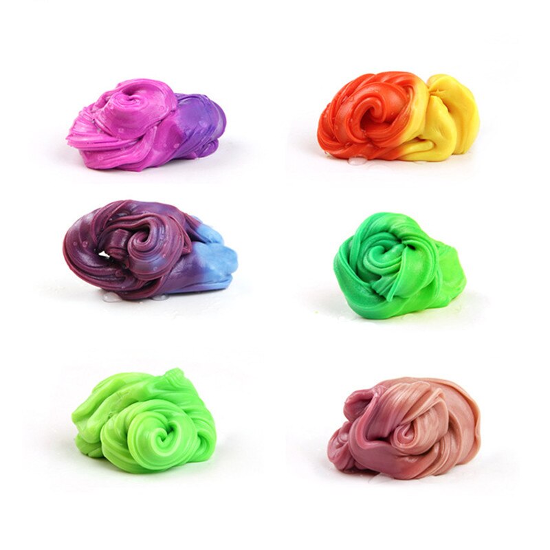 Temperaturkontrol hånd temperaturændring skifter farve slim kit let plasticine mudder doh legetøj børn