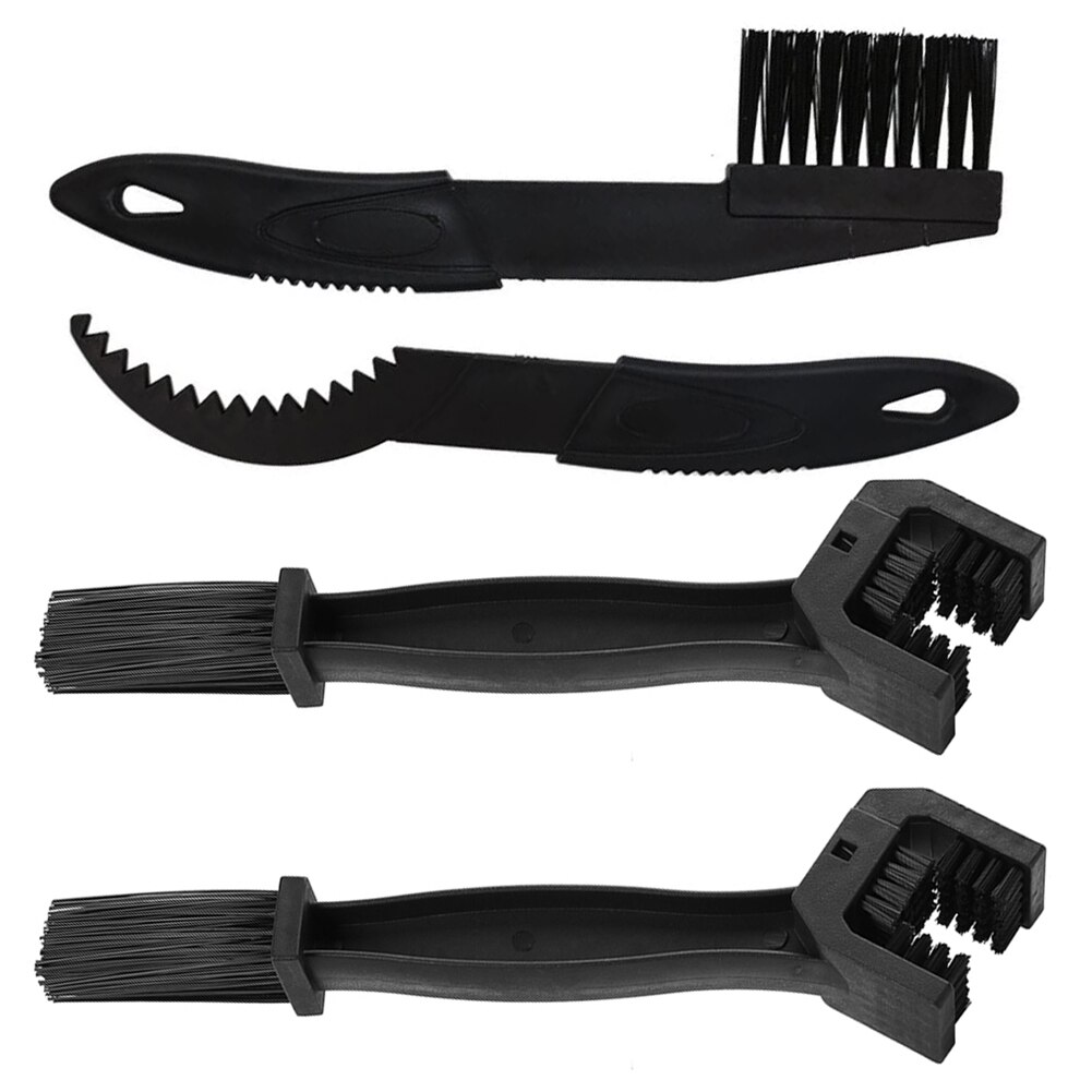 3pcs Bicycle Chain Cleaner Kit Scrubber Brushes MTB Bike Wash Cycling Cleaning Bicycle Repair Maintenance Tools Bike Accessories: 4Black