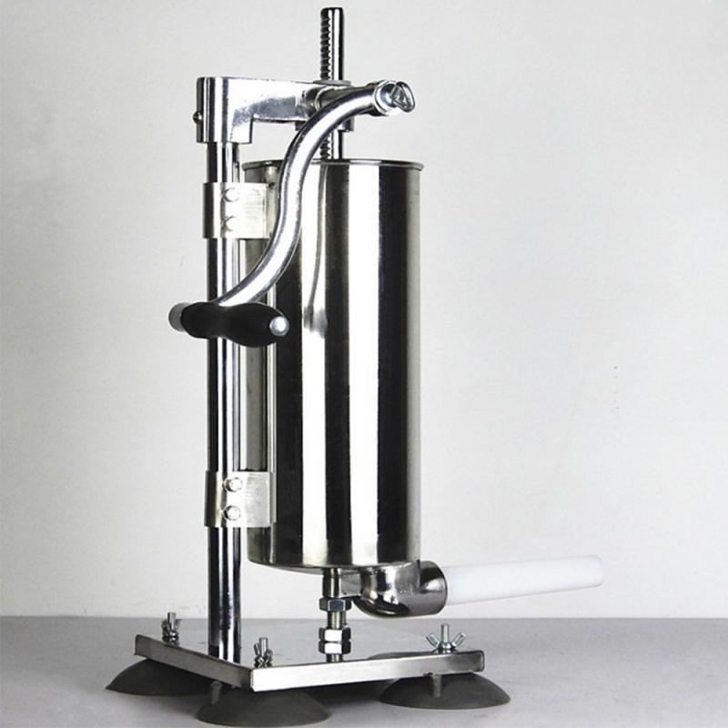 Hand Wurst Füller Edelstahl Wurst Füllung Maschine Salami Fleisch Werkzeug Wurst Spritze Hersteller Küche Werkzeuge HWC