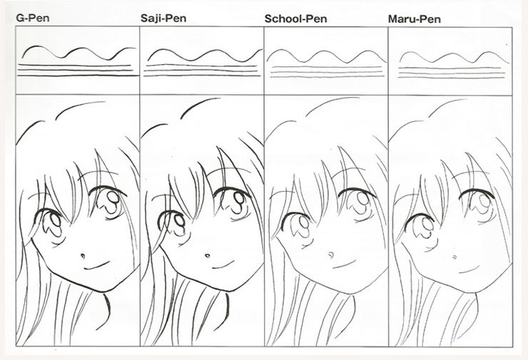 ZIG Wooden Dip Pen Kuretake Comic Drawing Pen Nibs for Manga School G-Pen Maru Saji Calligraphy Japan