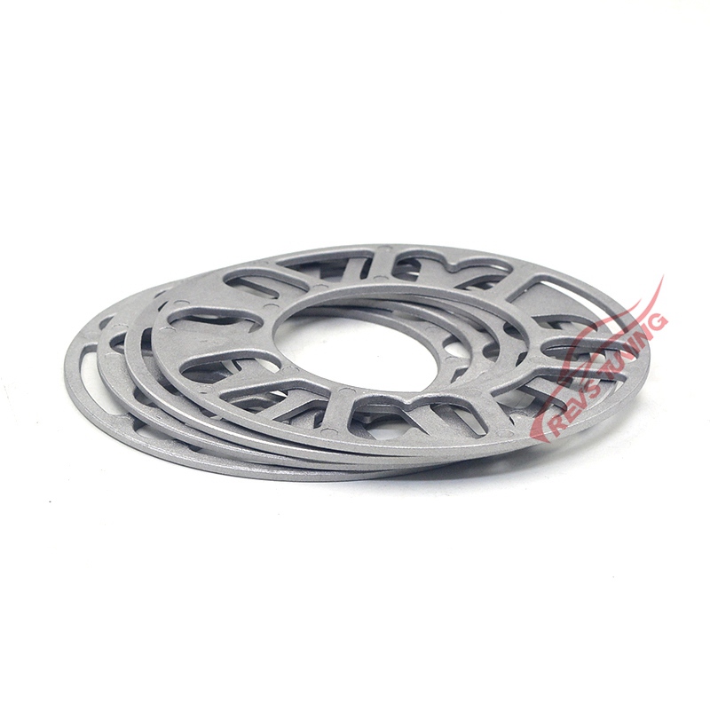 4 st / parti 3mm 5mm 8mm 10mm universal aluminium passar 4 & 5 lug bilavstånd distansplatta 4 x 100 4 x 114.3 5 x 100 5 x 108 5 x 114.3 5 x 120: 3mm