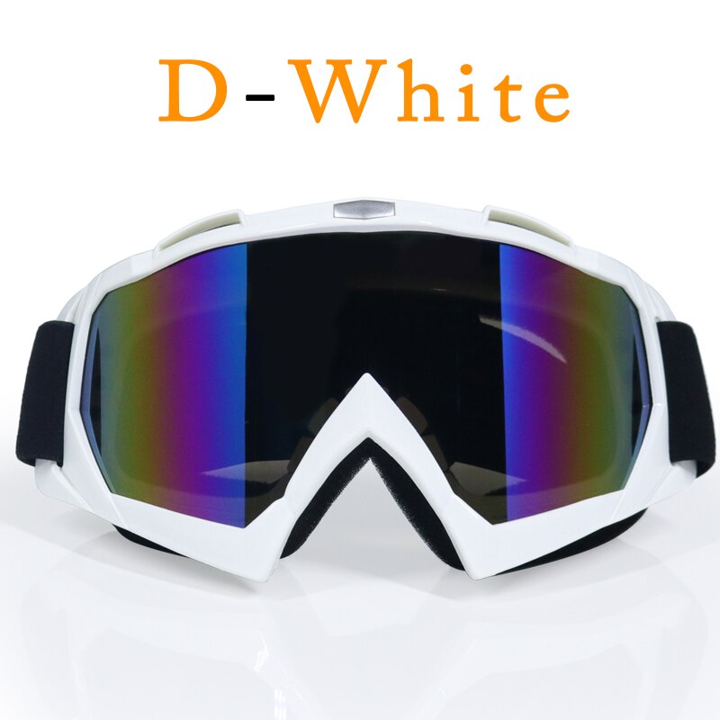 Dla dorosłych gogle Motocross motocykl motor okulary Cross Country elastyczne przezroczyste soczewki Ooculos de grau: B3