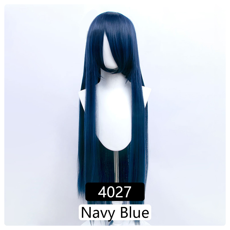 100cm Synthetic Wigs Lolita Cosplay Womens Wig Red Pink Blonde Blue Straight Wig Hair Extensions Party Wig MUMUPI: #3