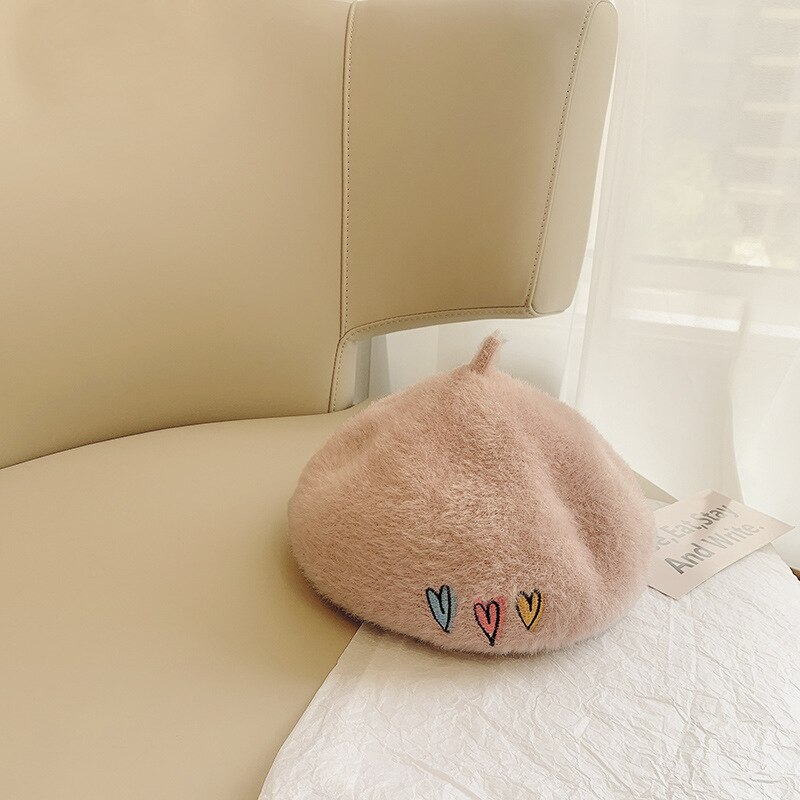 Boina de lana para niño y niña, gorros de lana para niño y niña, accesorios de ropa de de 52cm: 3-(52cm)