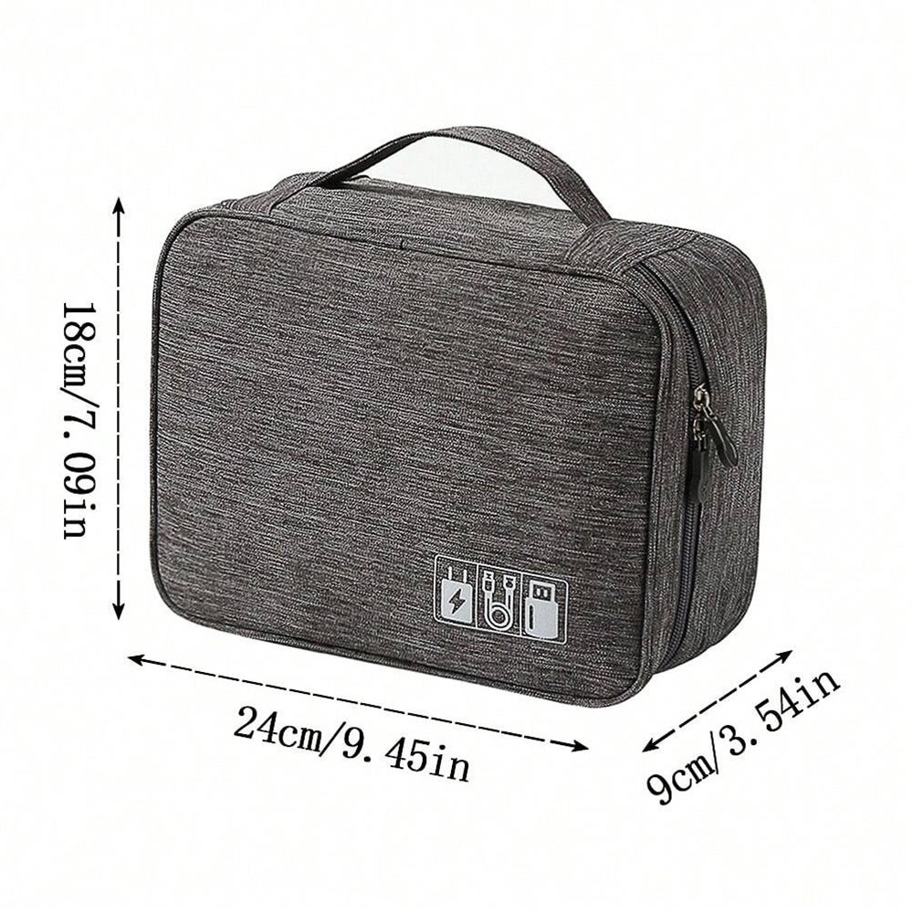 Travel Electronic Digital Storage Bag, Multifunctional High-capacity Earphones, Data Cable Protective Case, Dust Bag-DH