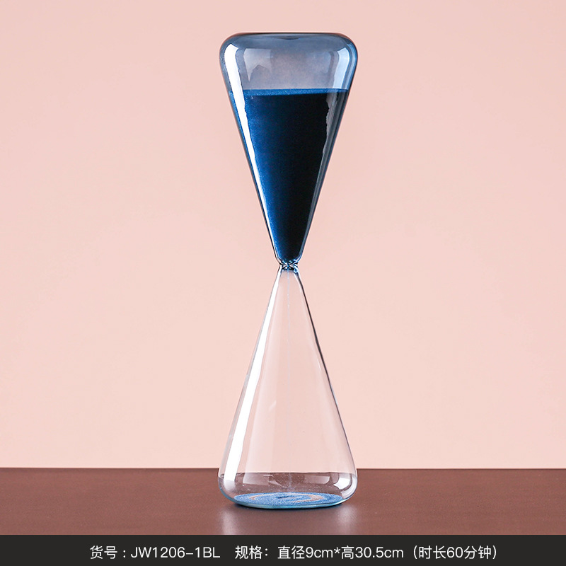 Home furnishings 60 minutes hourglass 30 minutes time recorder 10 minutes blue hourglass time countdown hour glass sand timer