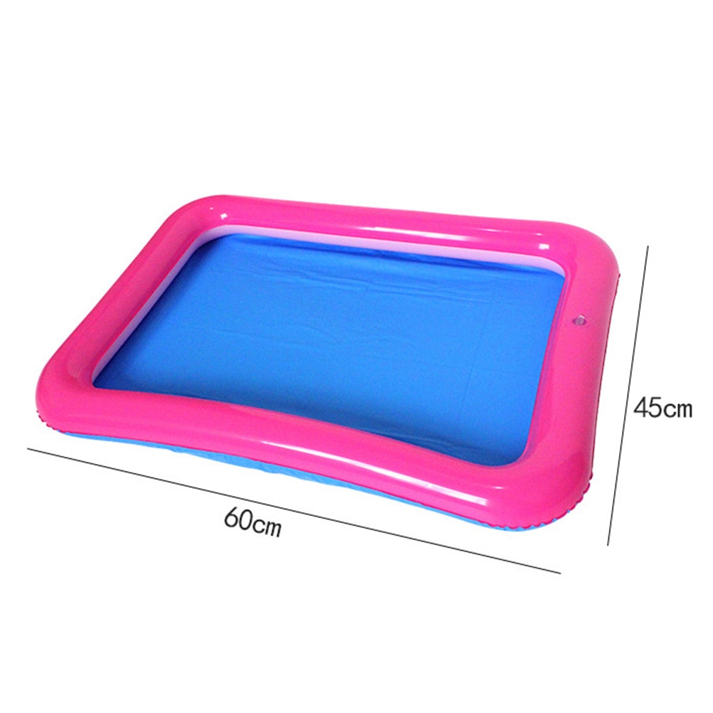 Juguete arenero inflable, bandeja de arena inflable multifunción para niños, juego interior, arcilla de arena, Color, juguetes de barro, accesorios