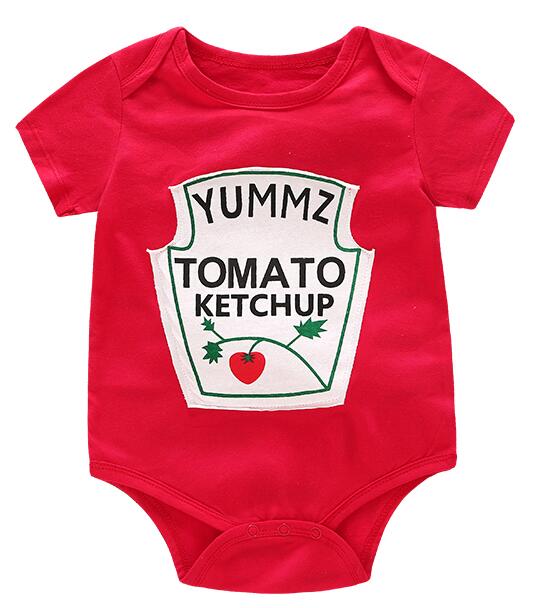 Yummz – Ketchup pour bébés garçons et filles, vêtement pour jumeaux, jaune moutarde, rouge et jaune, DS9: red / 6M