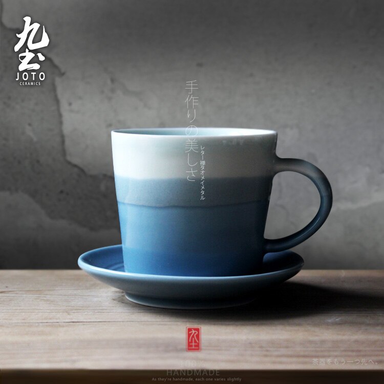 Espresso Coffee Cup and Saucer Set Porcelain Traditional Chinese Tea Cups Smoothie Filizanki Do Kawy Eco Friendly Cups AB50BD: B